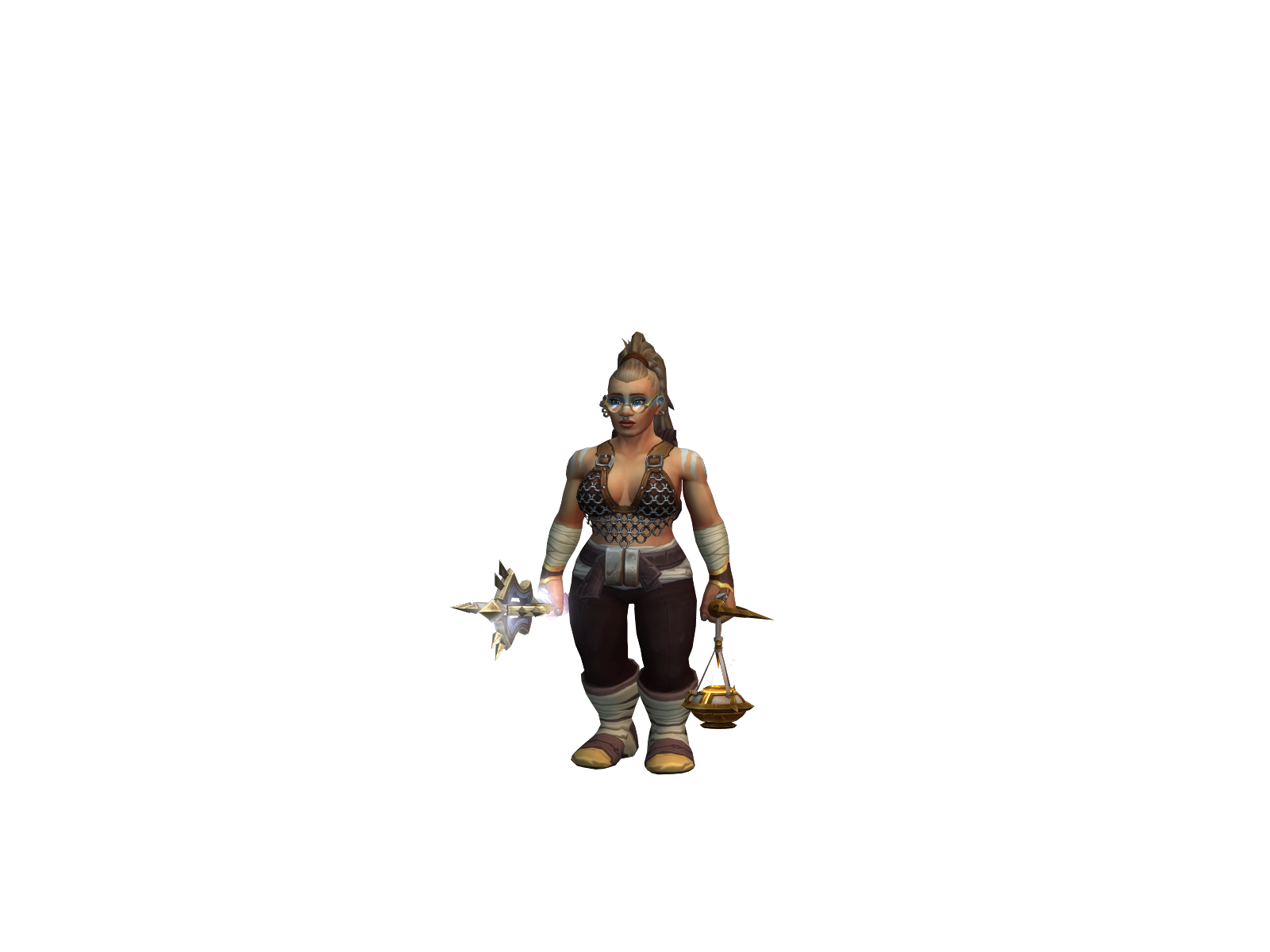 Markette 3D character render