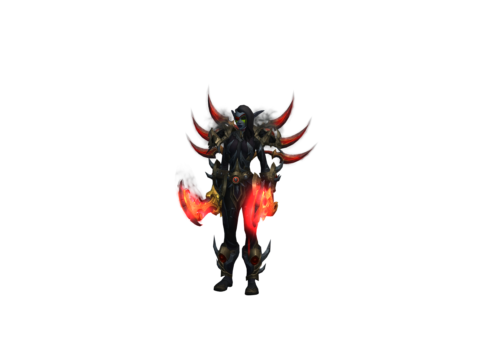 Neonghost 3D character render