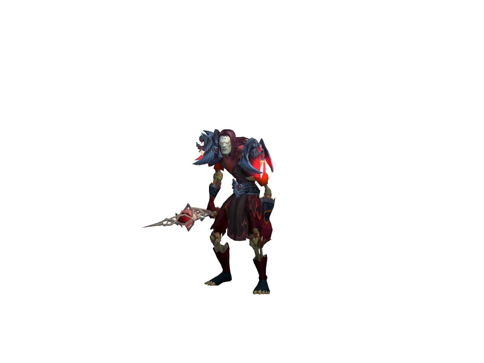 Deliríûm 3D character render