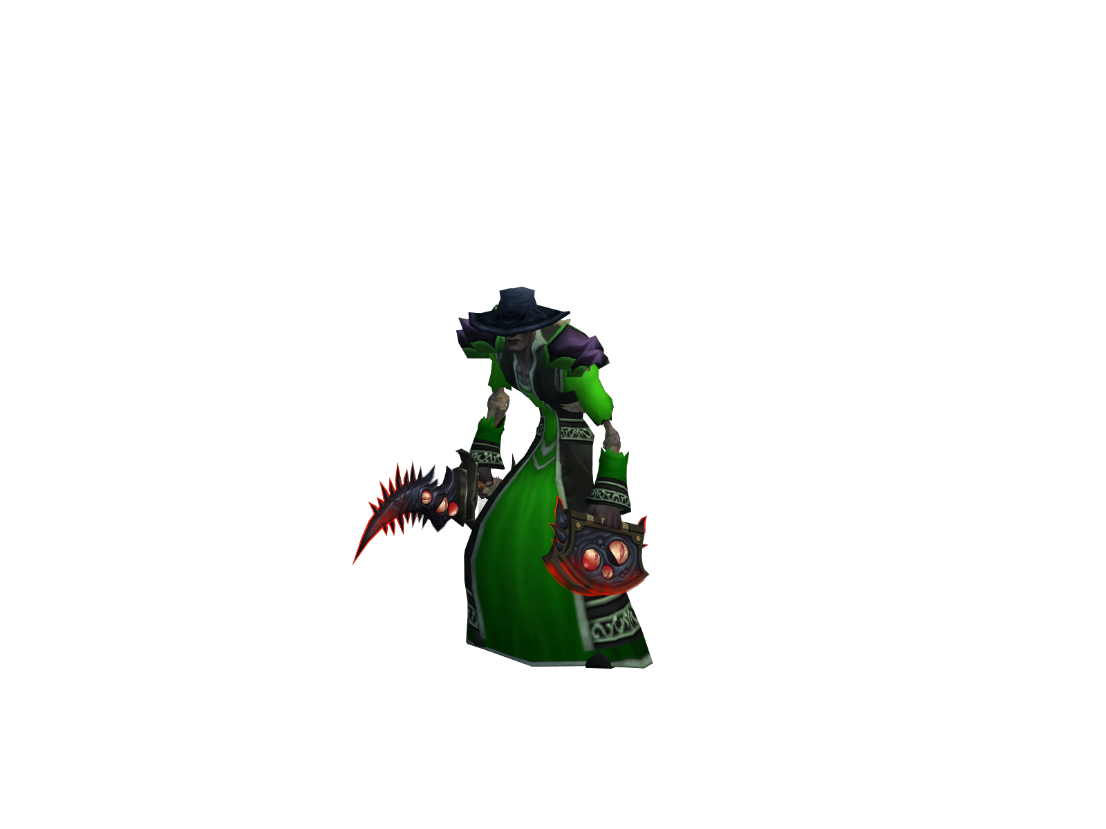 Agoniy 3D character render
