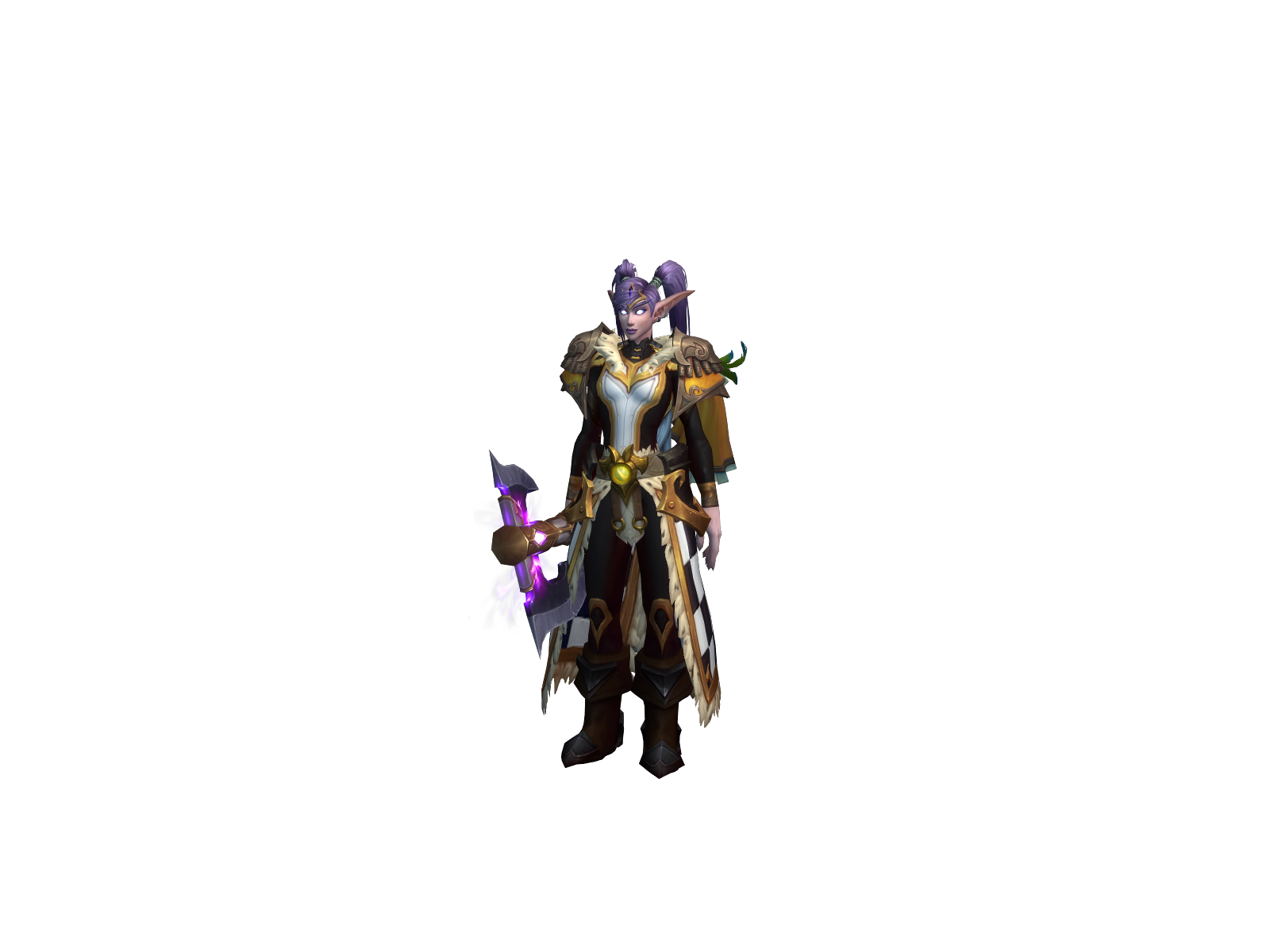 Negiwar 3D character render