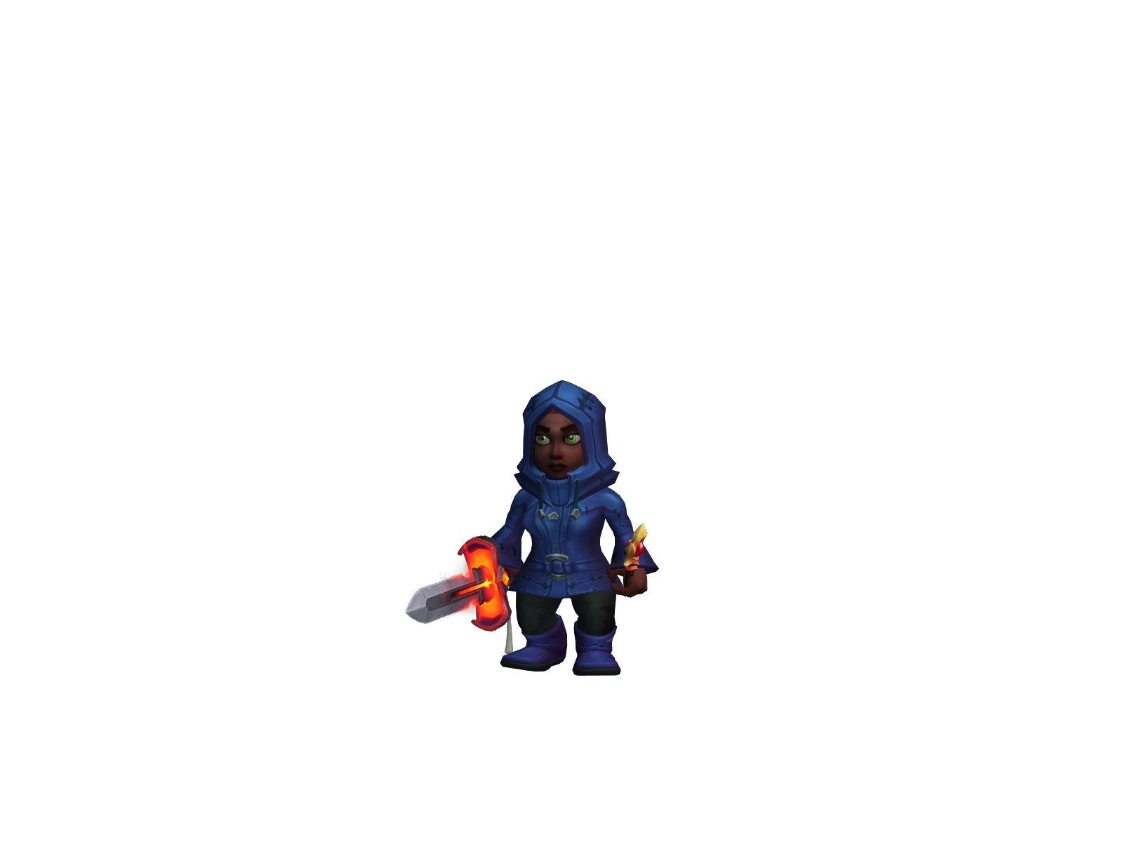 Omonk 3D character render