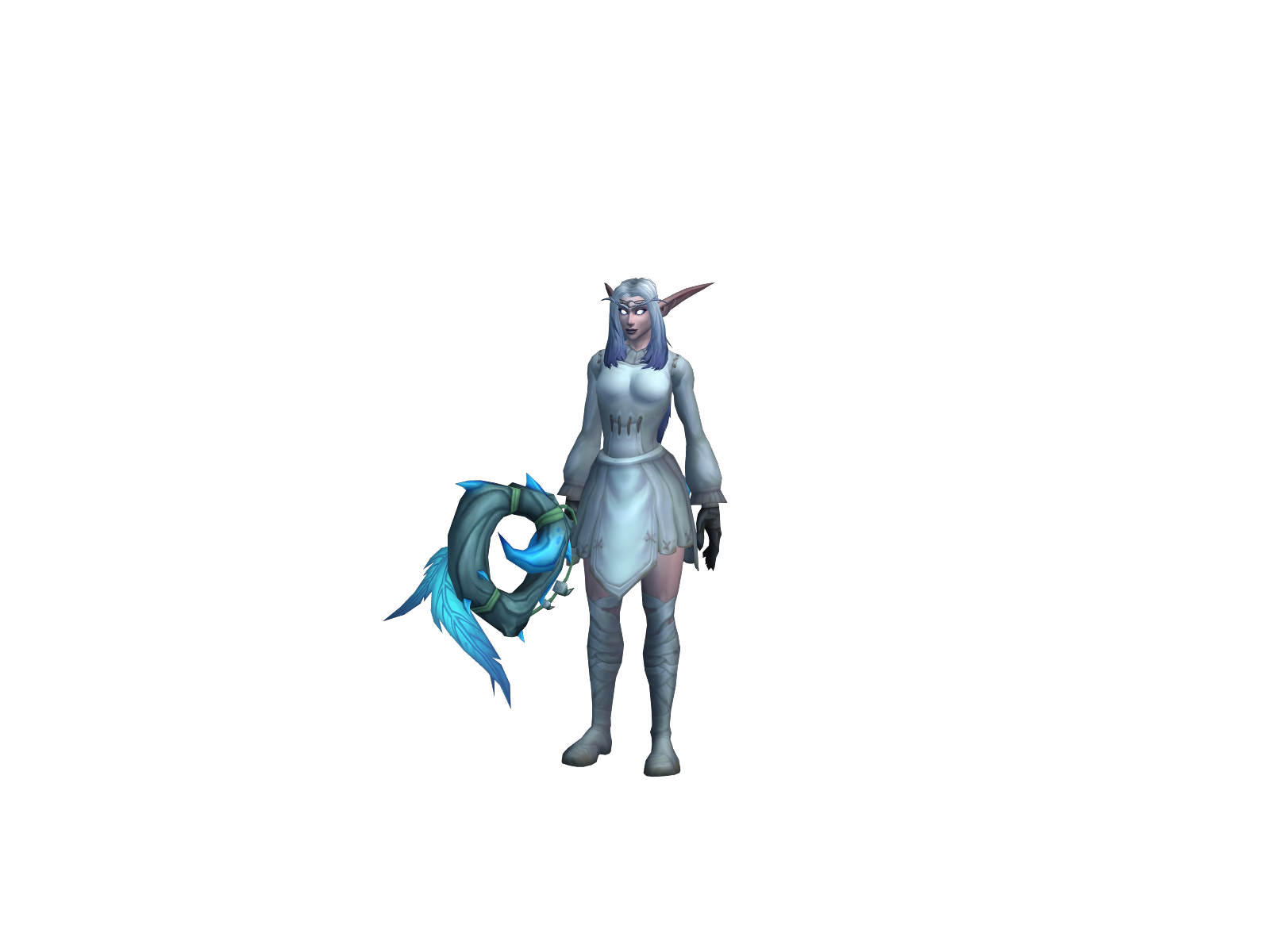 Mooncloth 3D character render