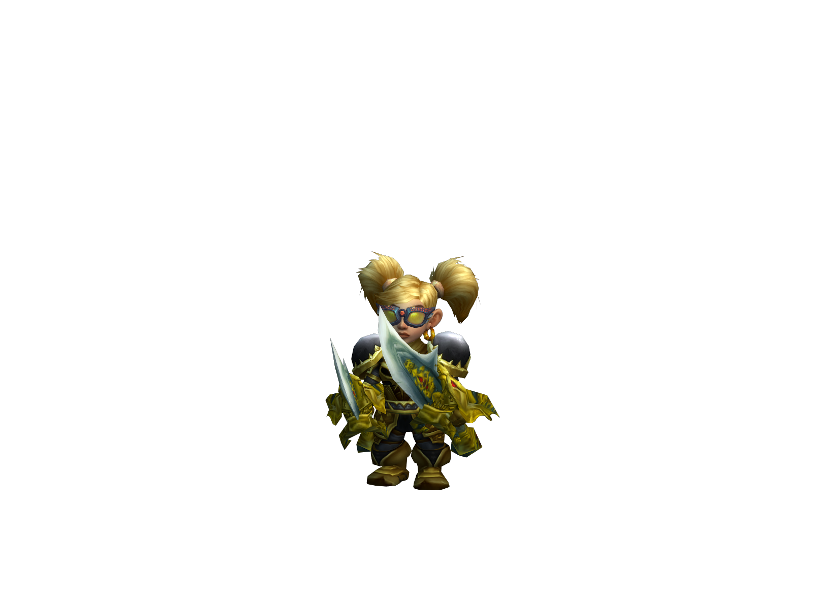 Punchrice 3D character render