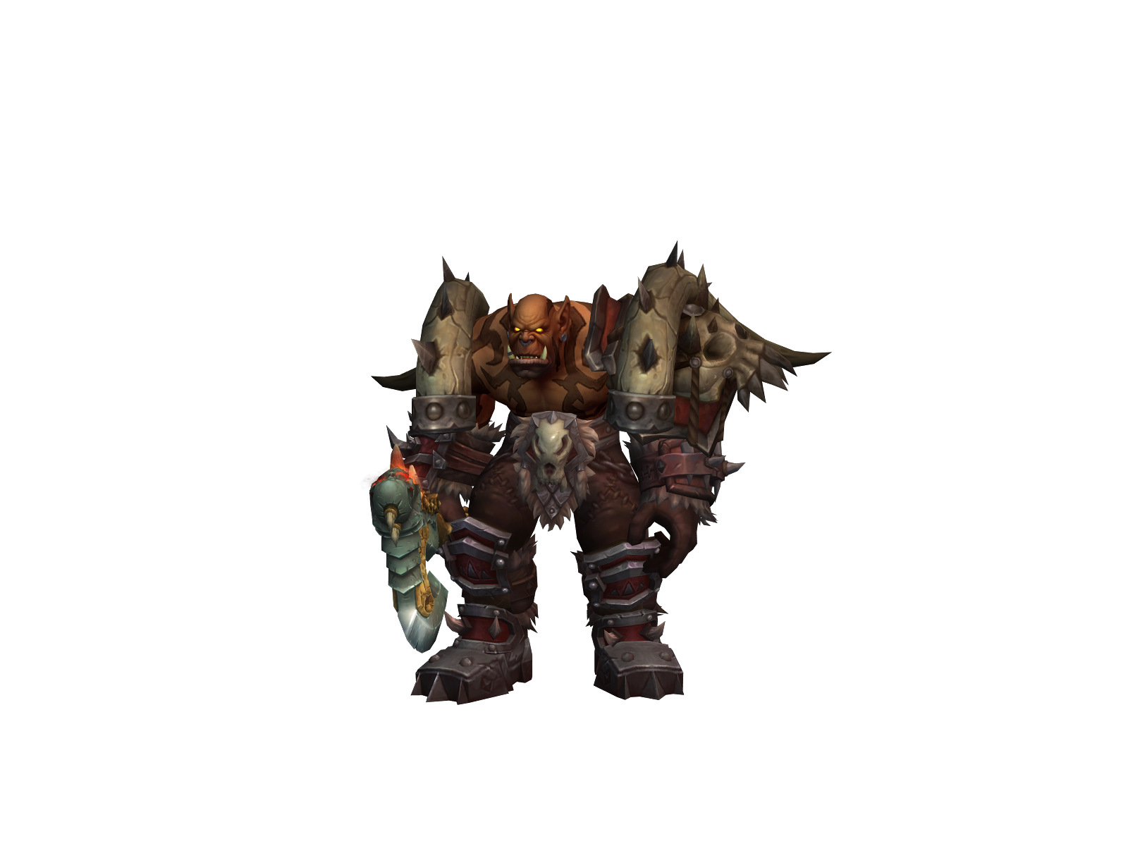 Grimscourge 3D character render