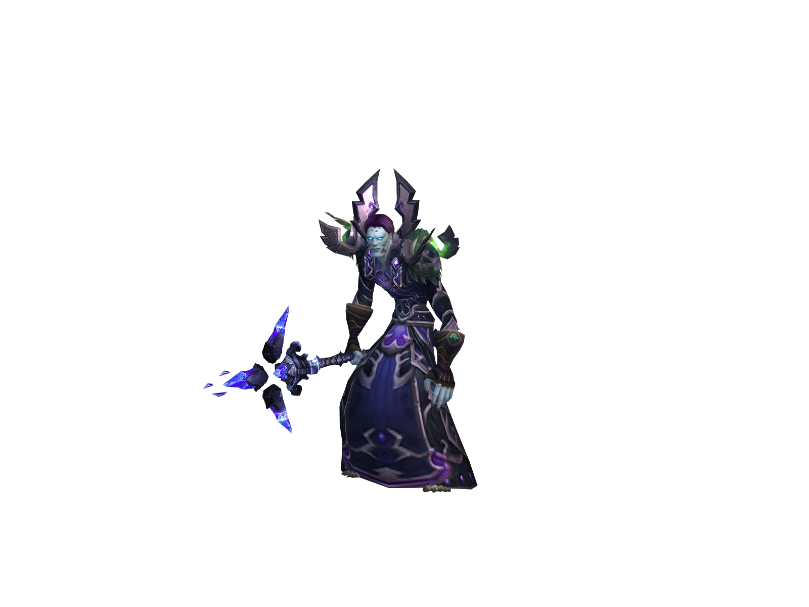 Pollyshore 3D character render