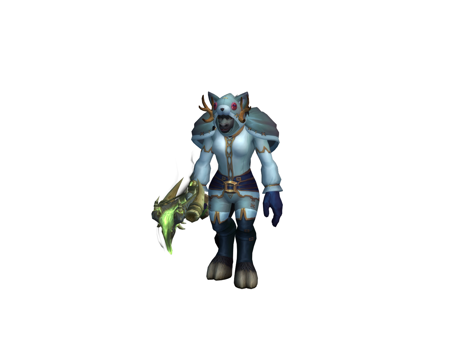 Cocó 3D character render