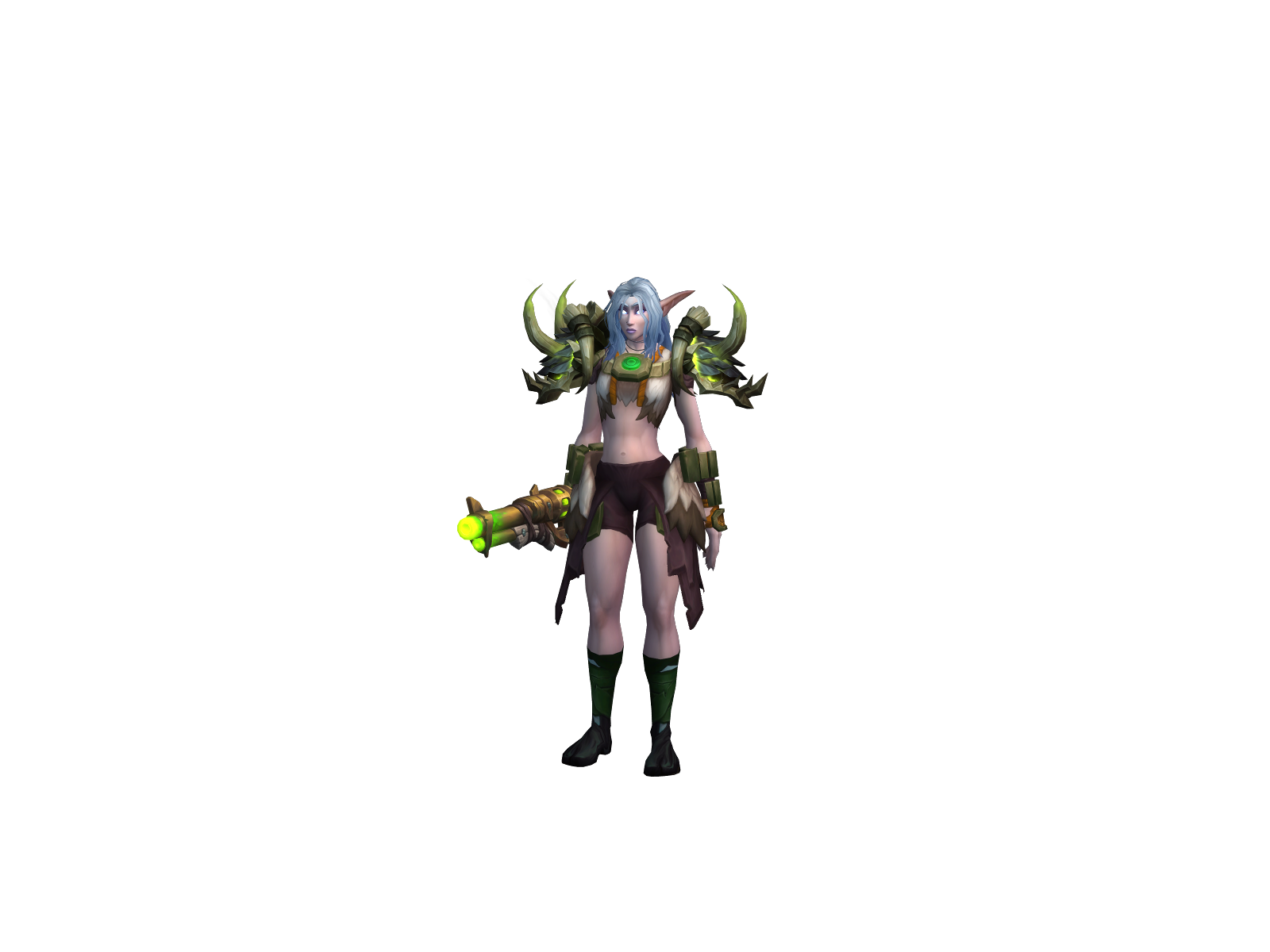 Mersy 3D character render