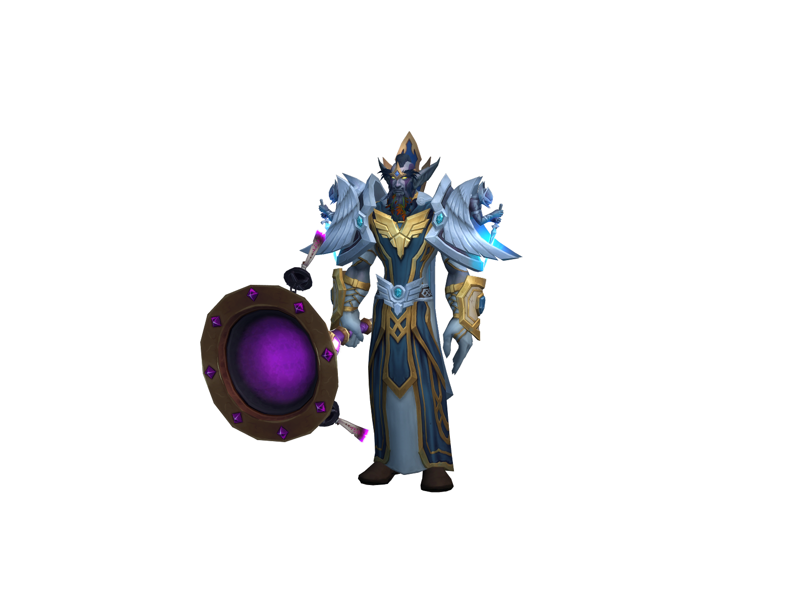 Bluebonk 3D character render
