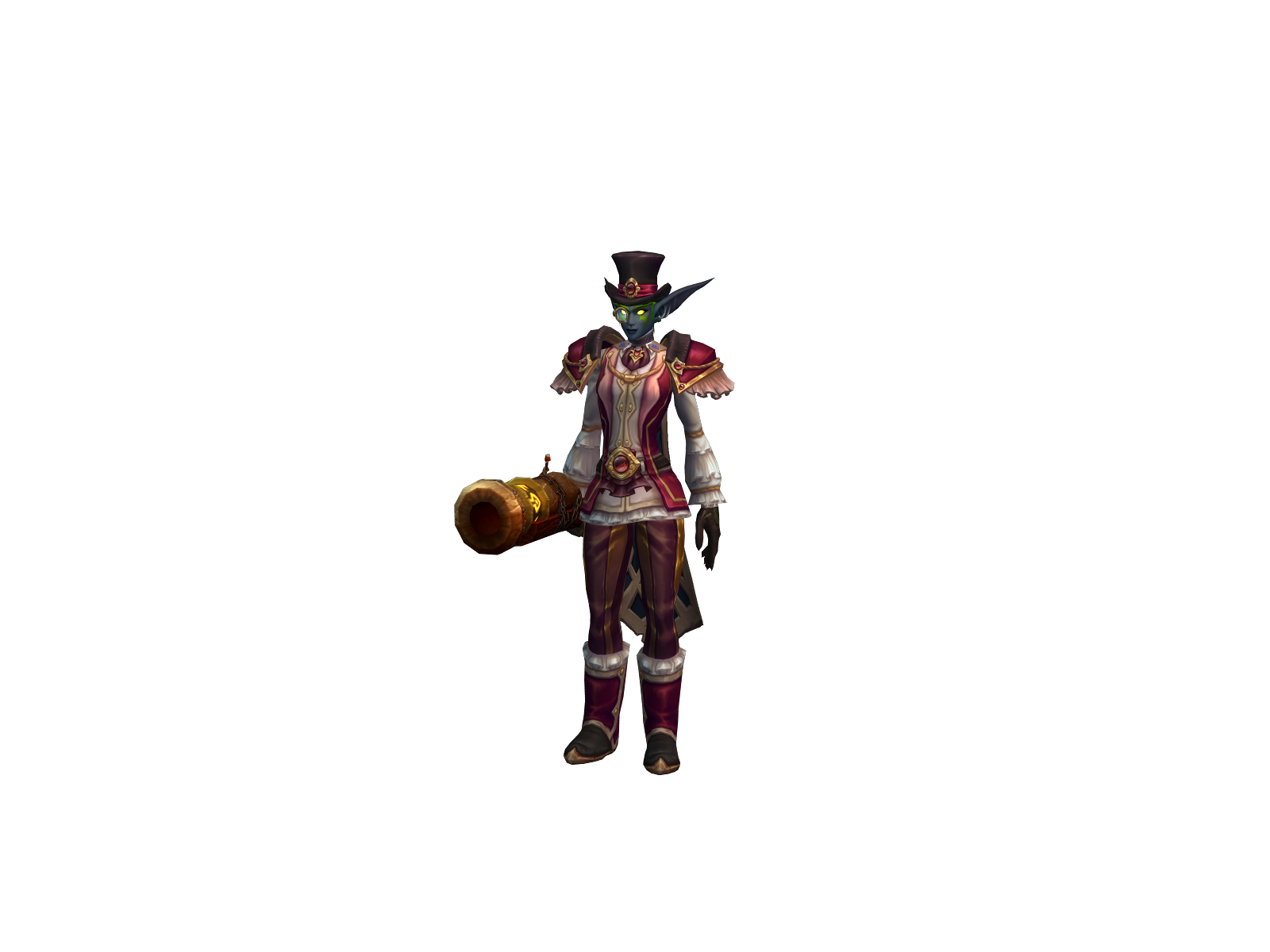 Thugques 3D character render