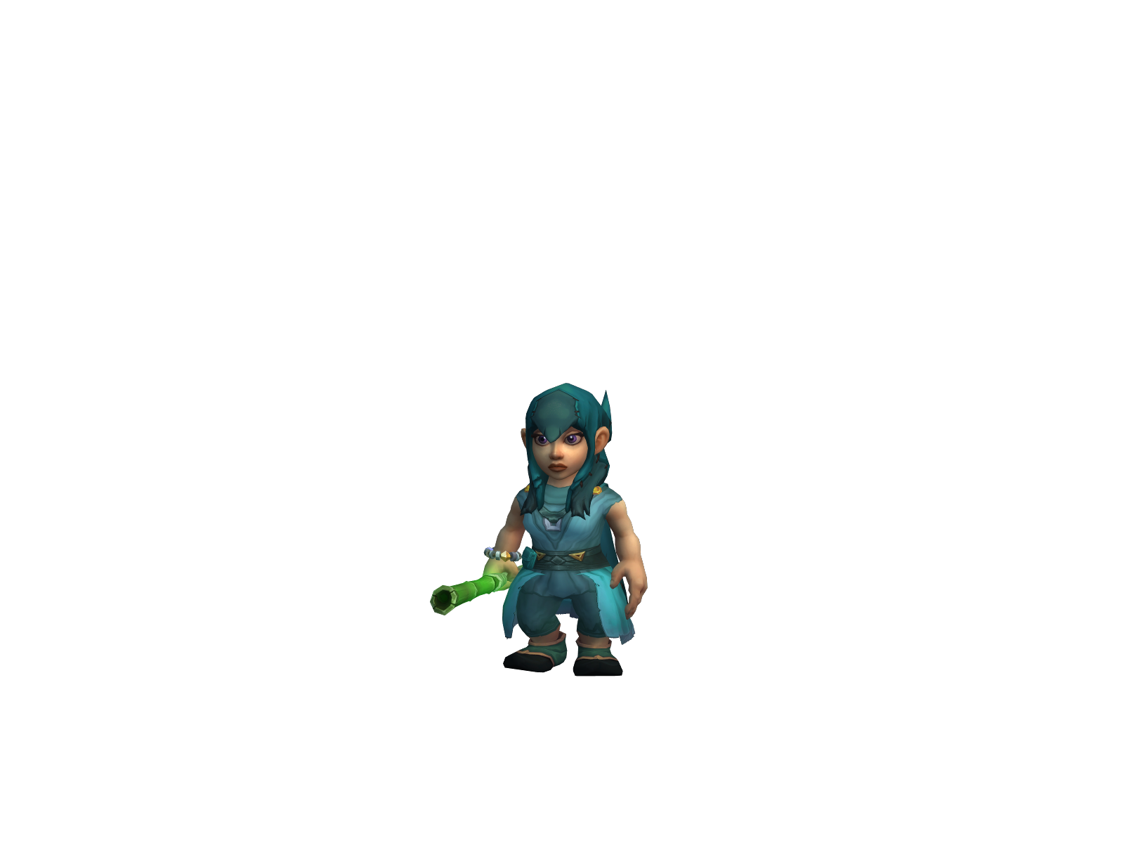 Akimiya 3D character render