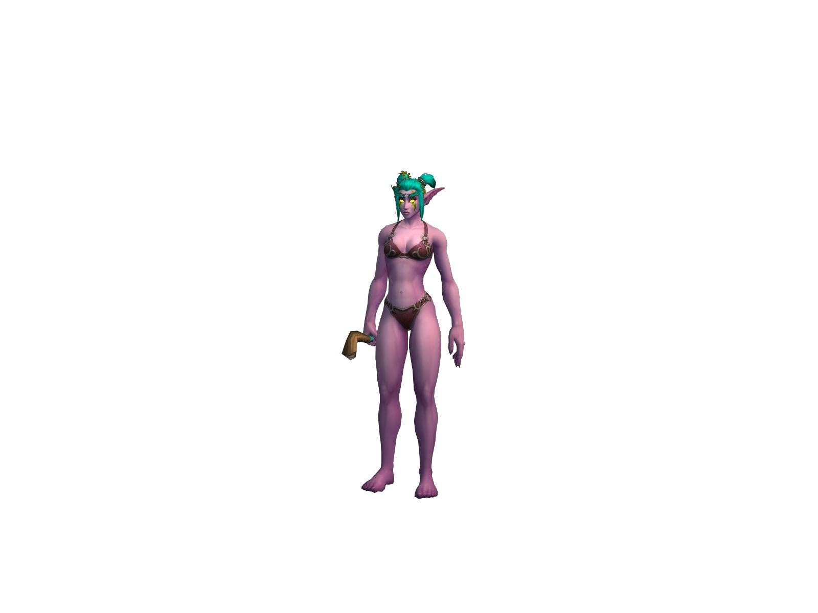 Xcrypteze 3D character render