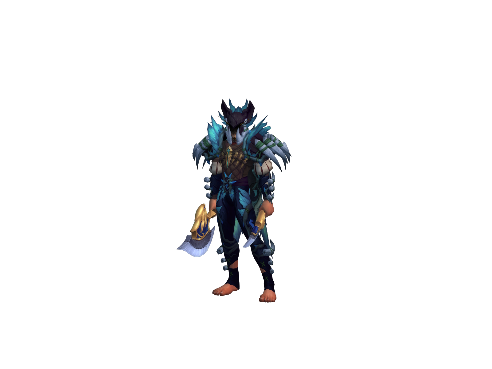 Anobah 3D character render