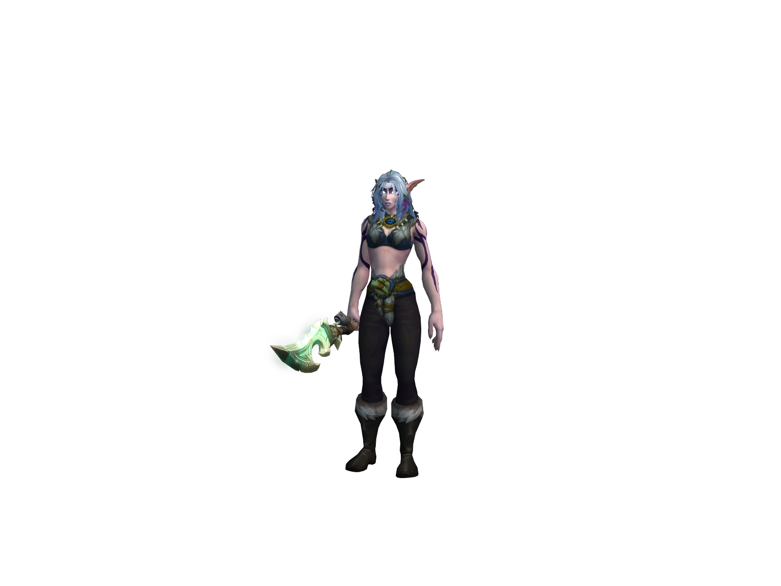 Mistyellíott 3D character render