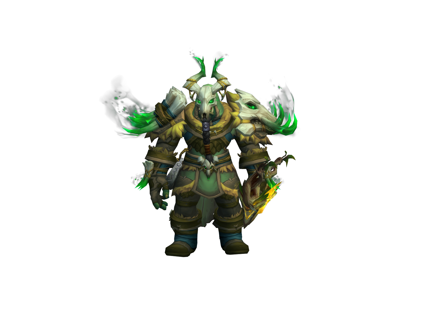 Woodpetal 3D character render