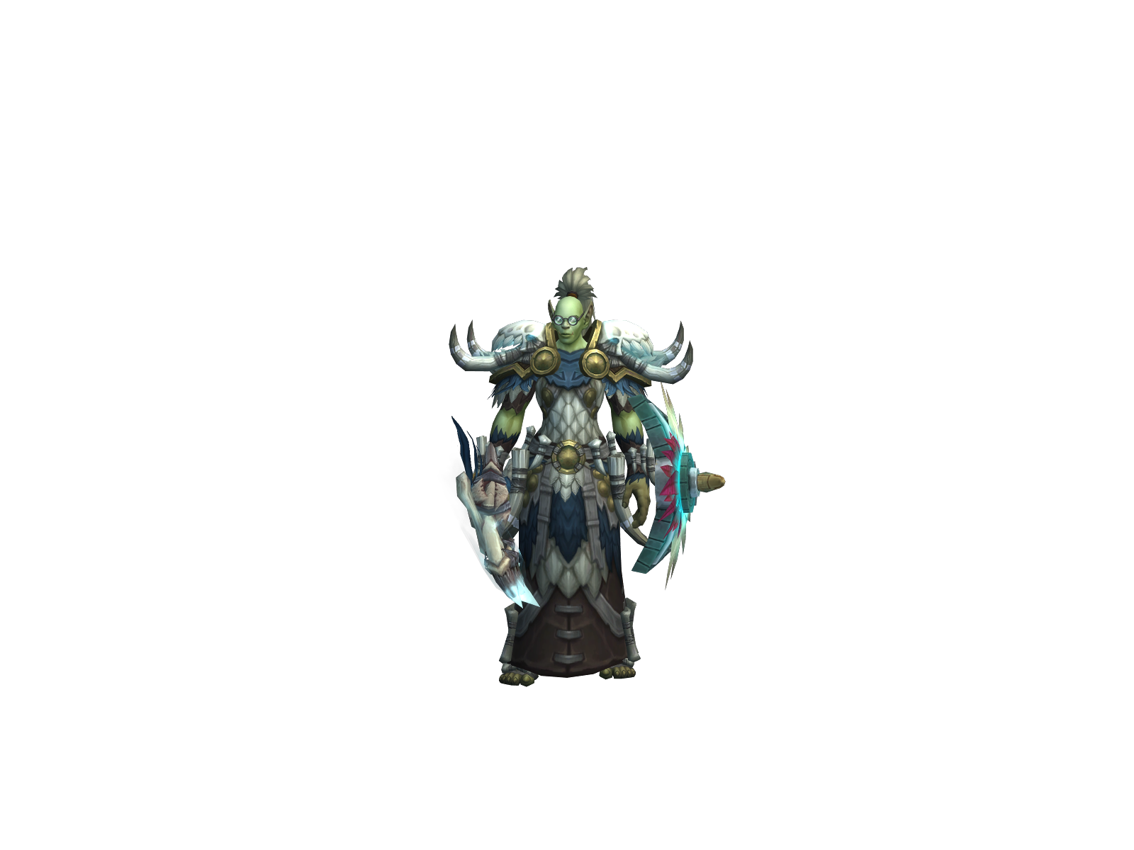 Grimstress 3D character render