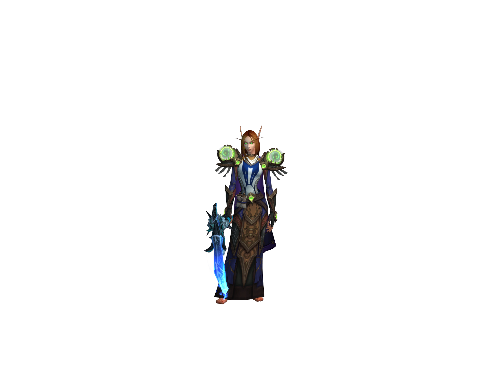 Eísa 3D character render