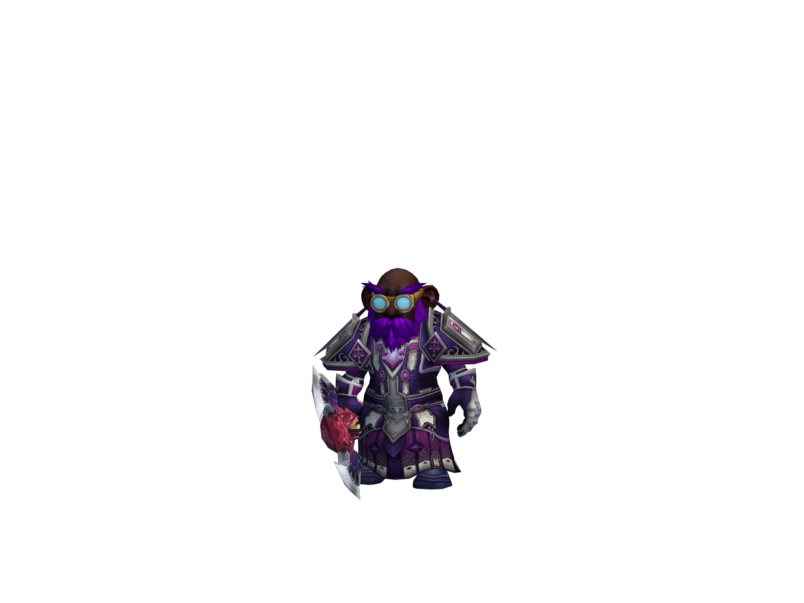 Qào 3D character render