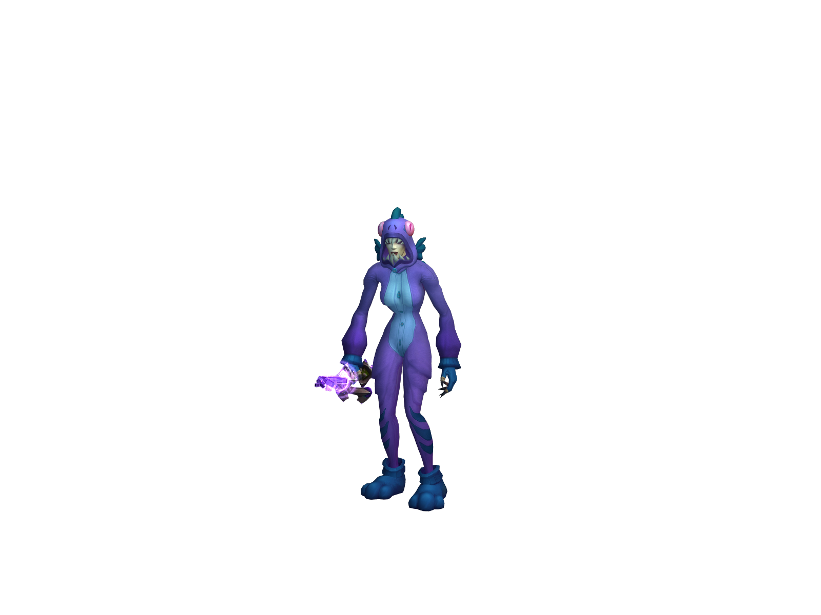 Exgirlfren 3D character render