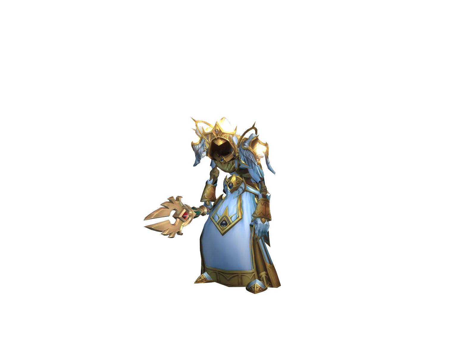 Priestnobody 3D character render