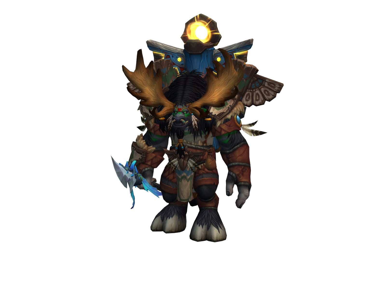 Hancho 3D character render