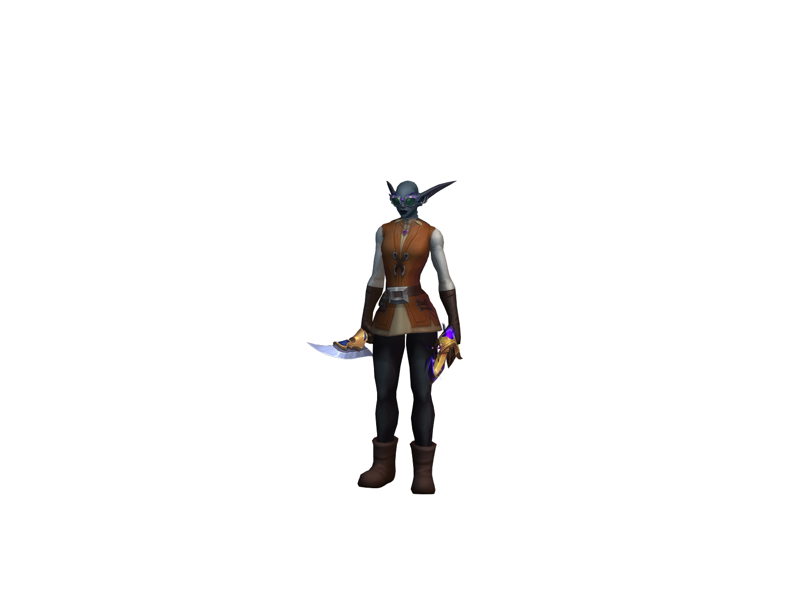 Mooncut 3D character render