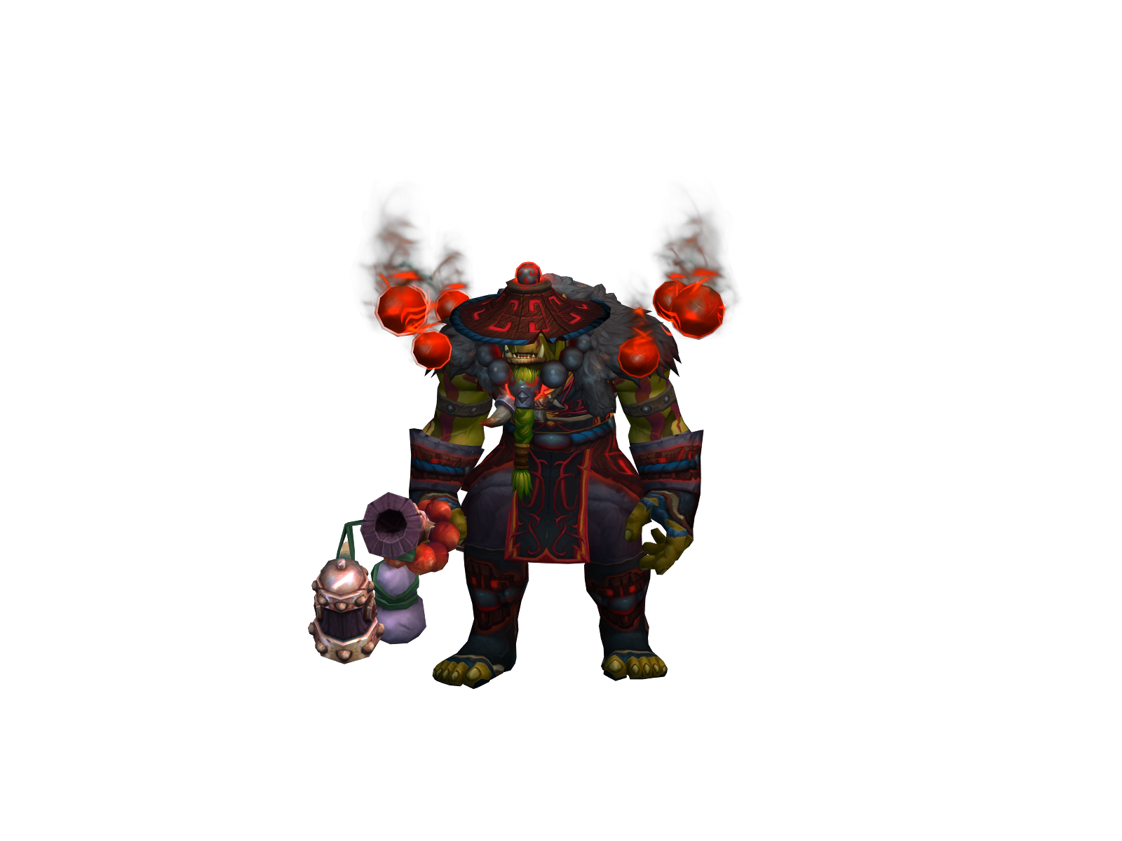 Ogbront 3D character render