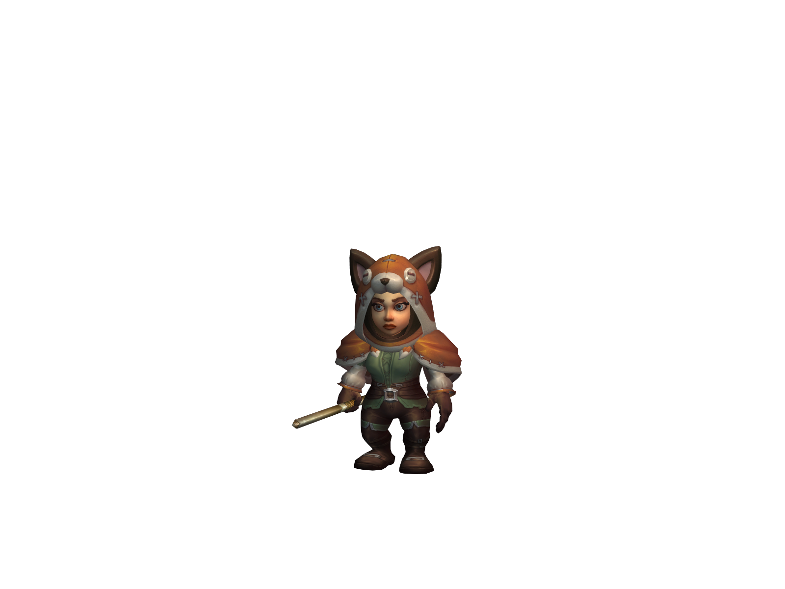Afradytee 3D character render