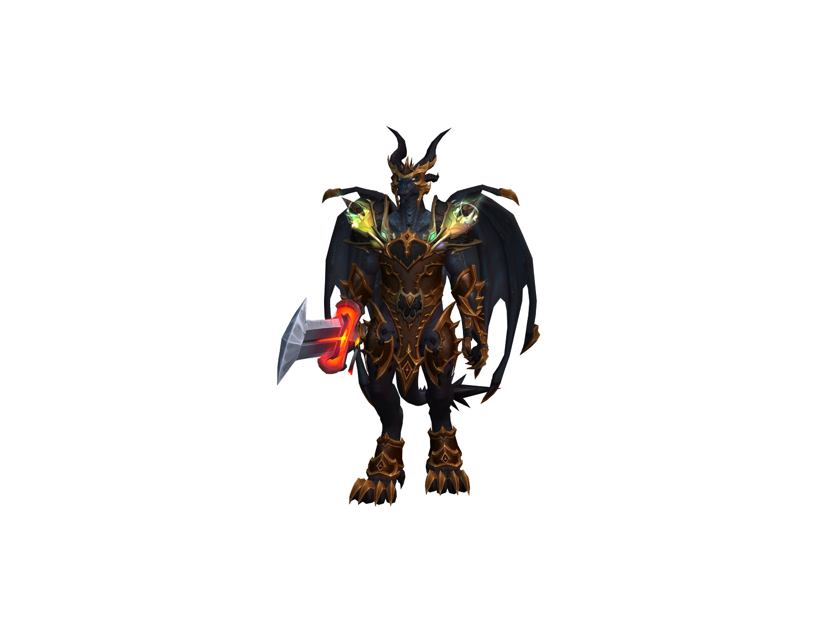 Deathdragon 3D character render