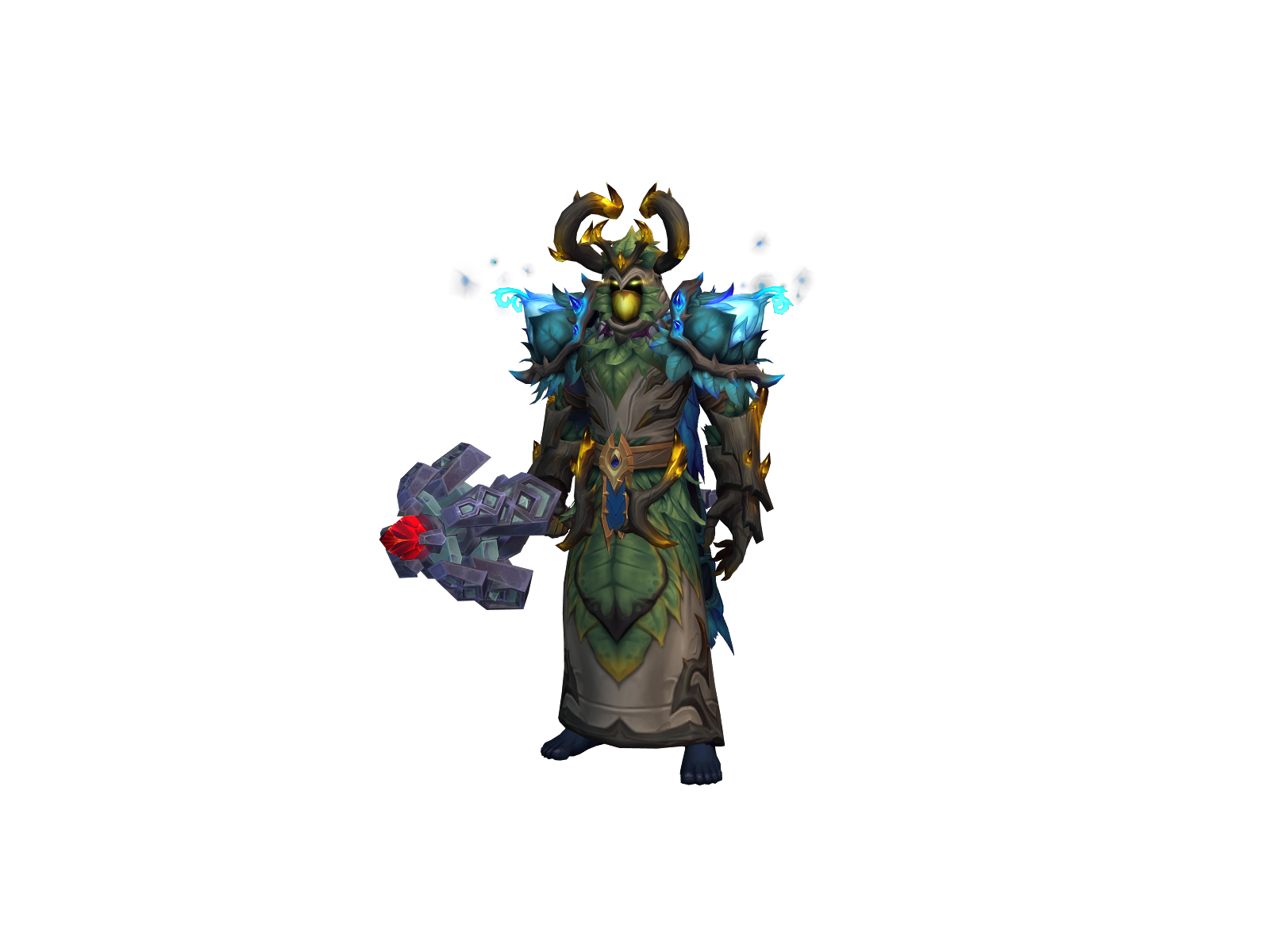 Binkuss 3D character render