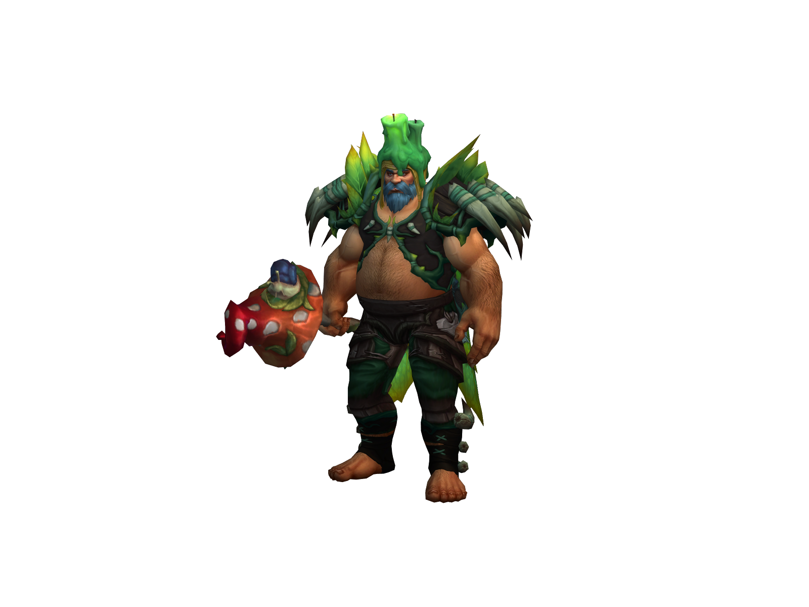 Bearhawts 3D character render