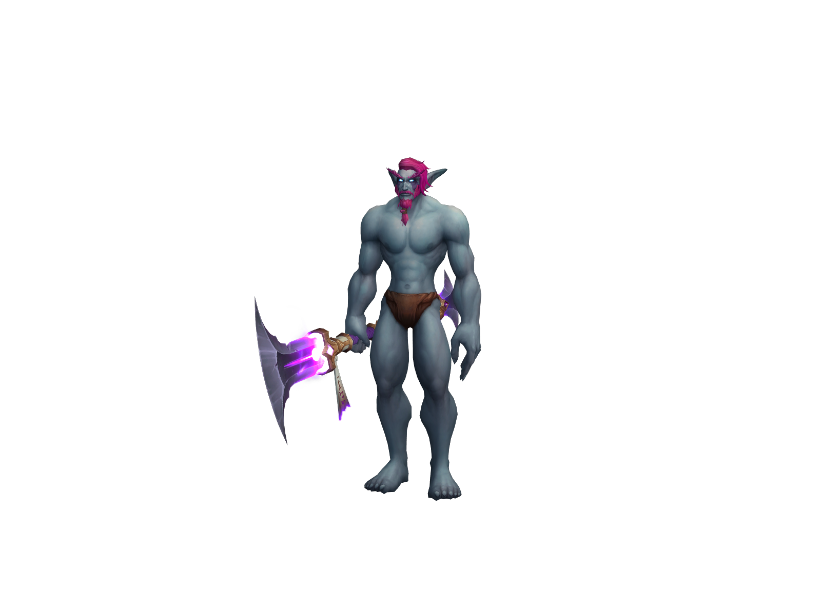 Pinkmonk 3D character render