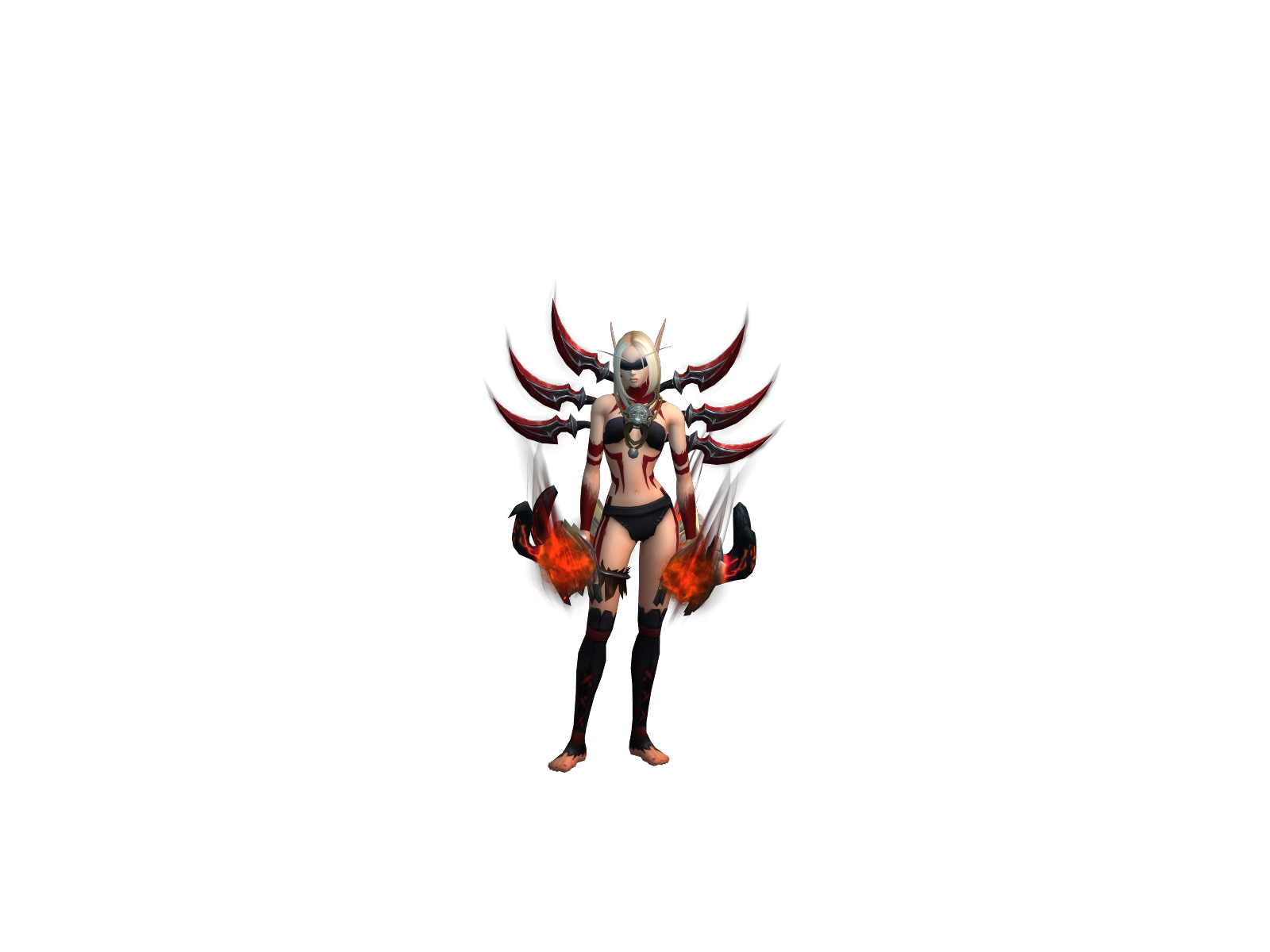 Secretfel 3D character render