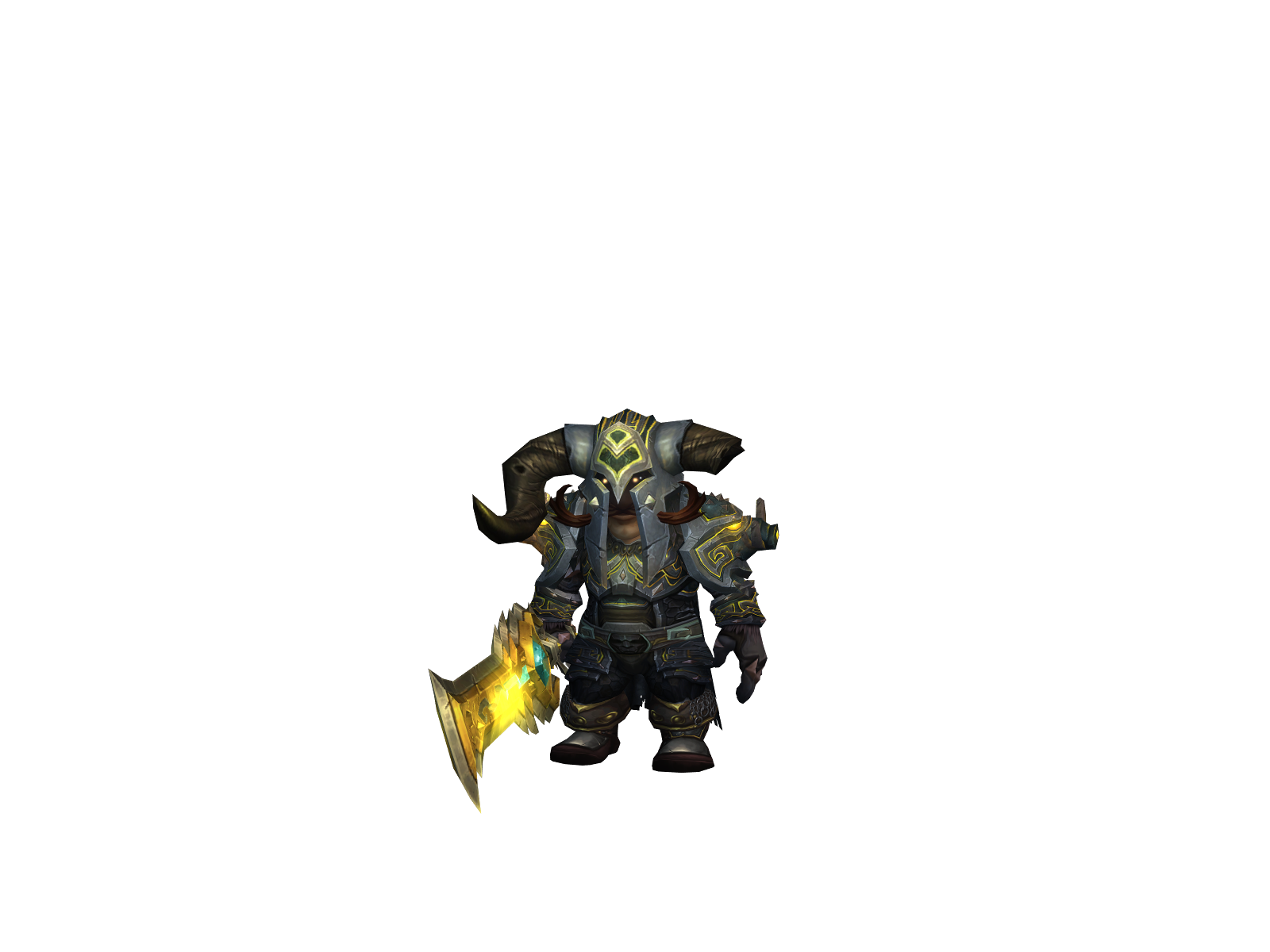 English 3D character render