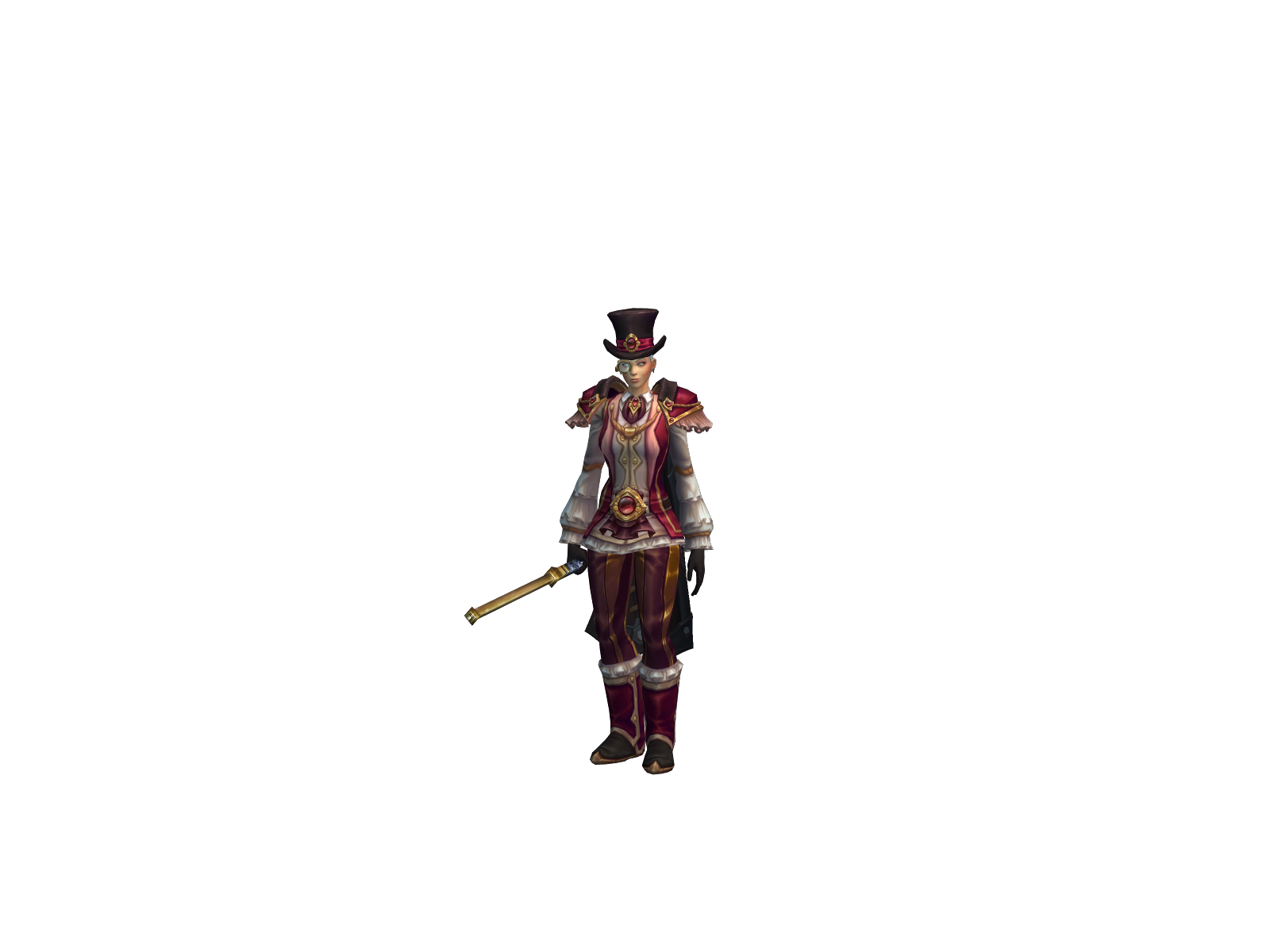 Healrybuff 3D character render