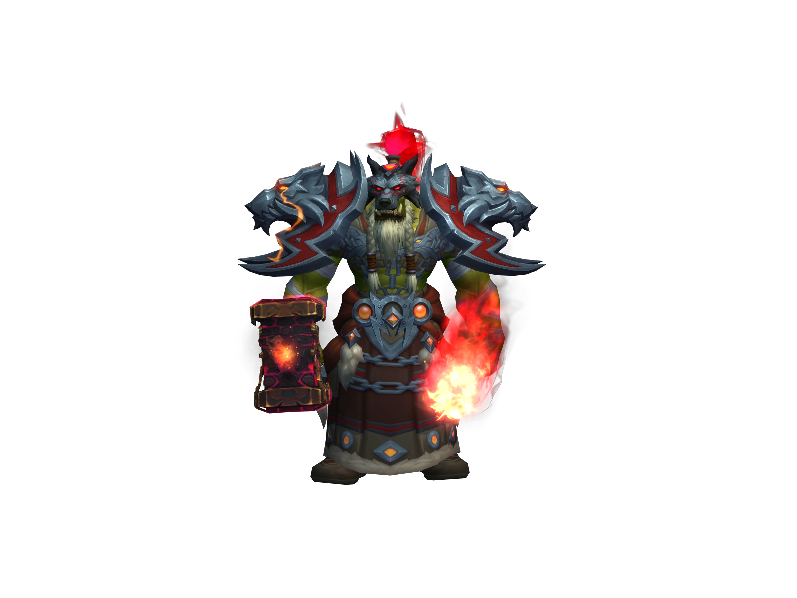 Lumasham 3D character render