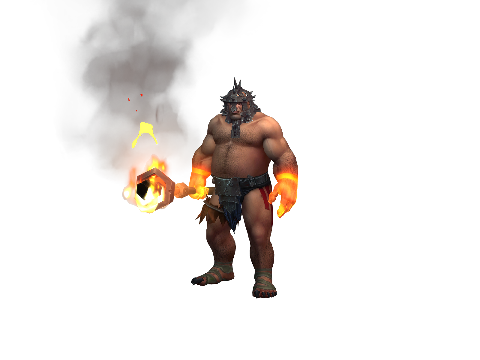 Shirtlessdad 3D character render