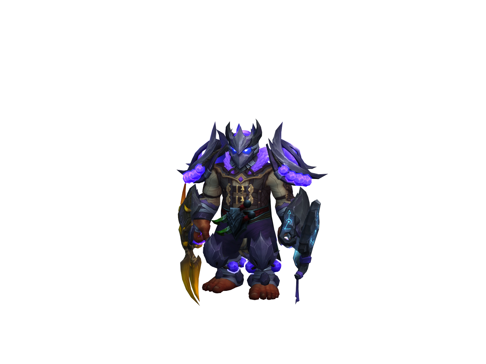 Majínbrew 3D character render