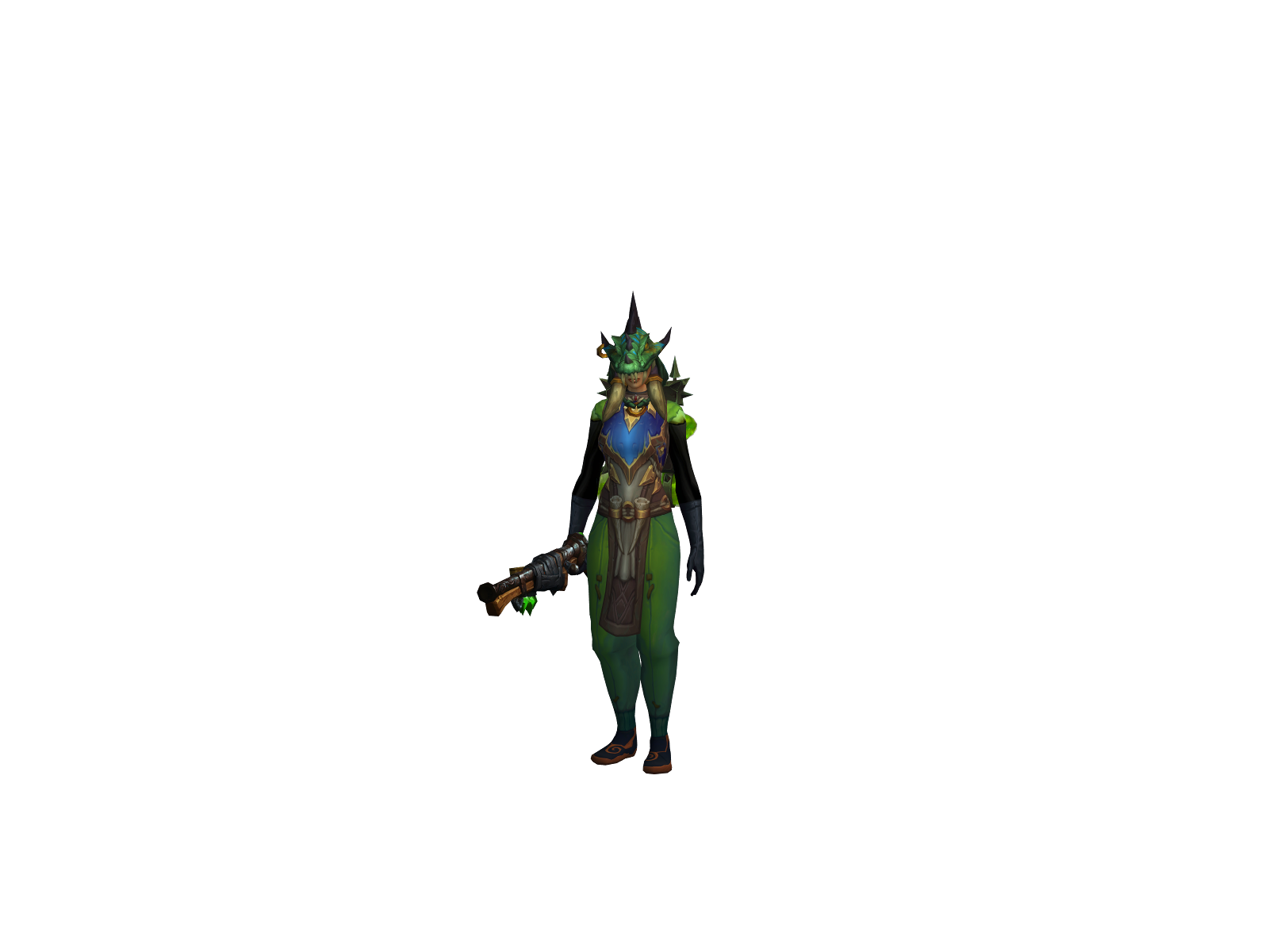 Giantwhale 3D character render