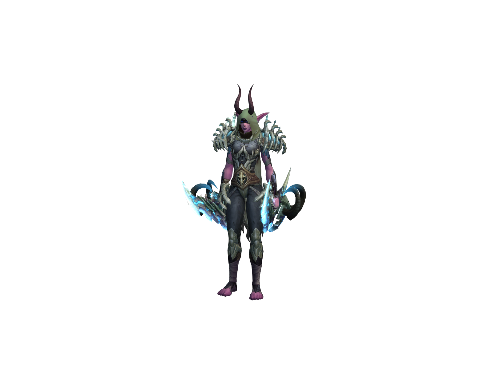 Blachh 3D character render