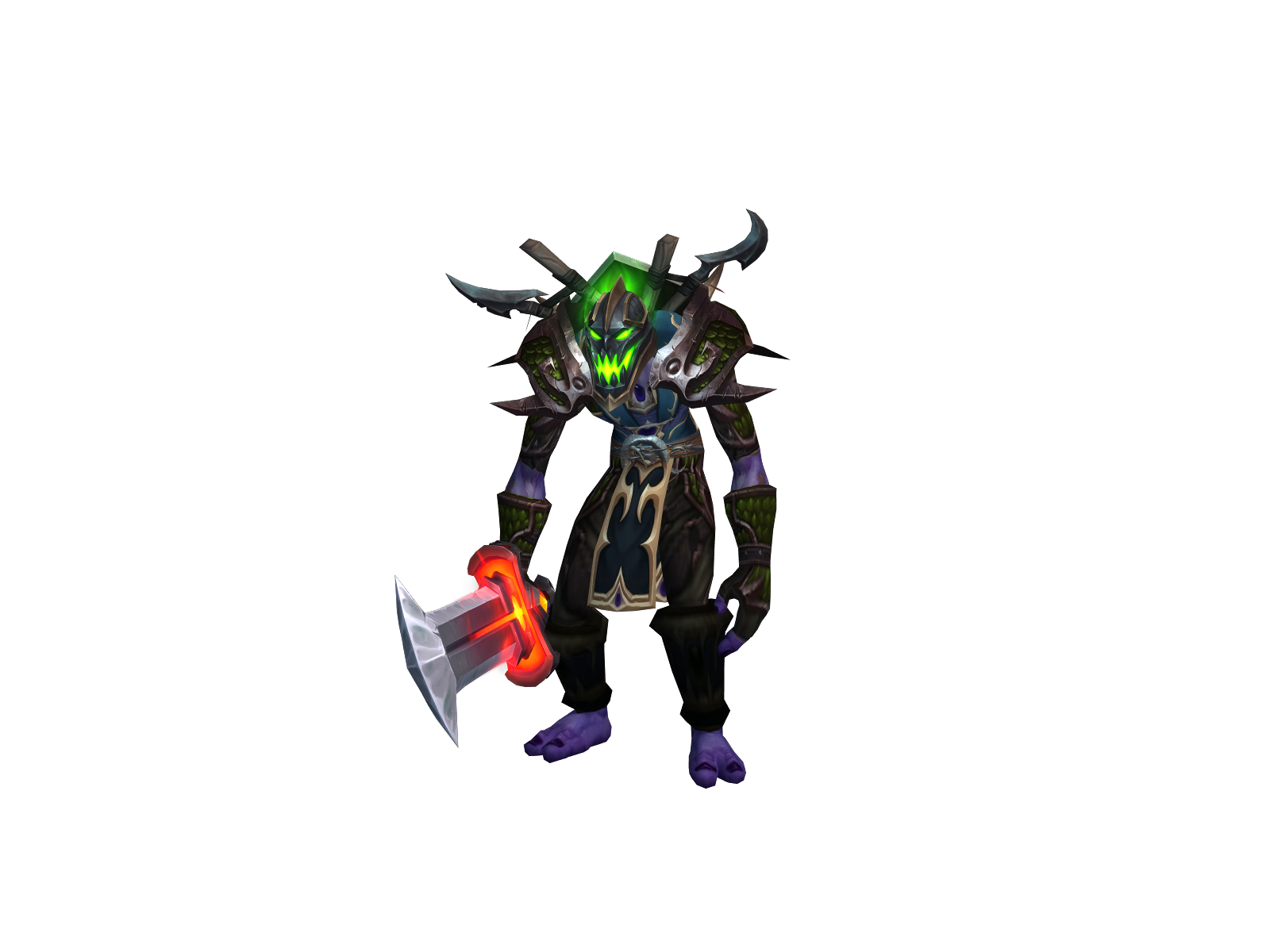 Hmongbrawla 3D character render
