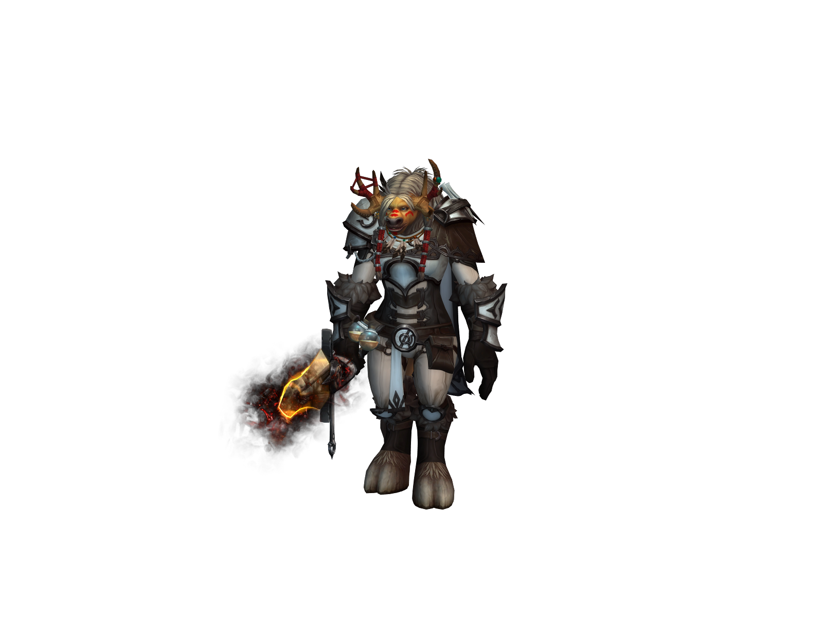 Woodbison 3D character render