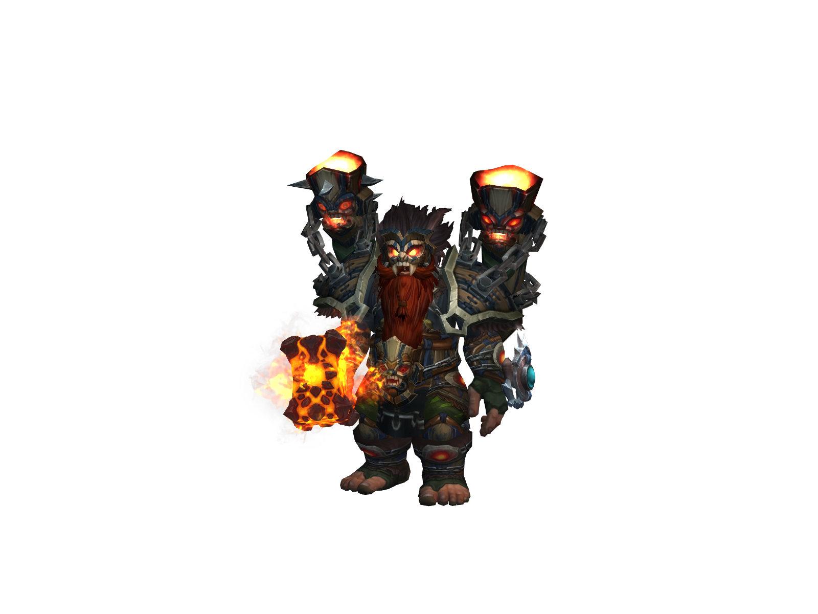 Puffnasty 3D character render