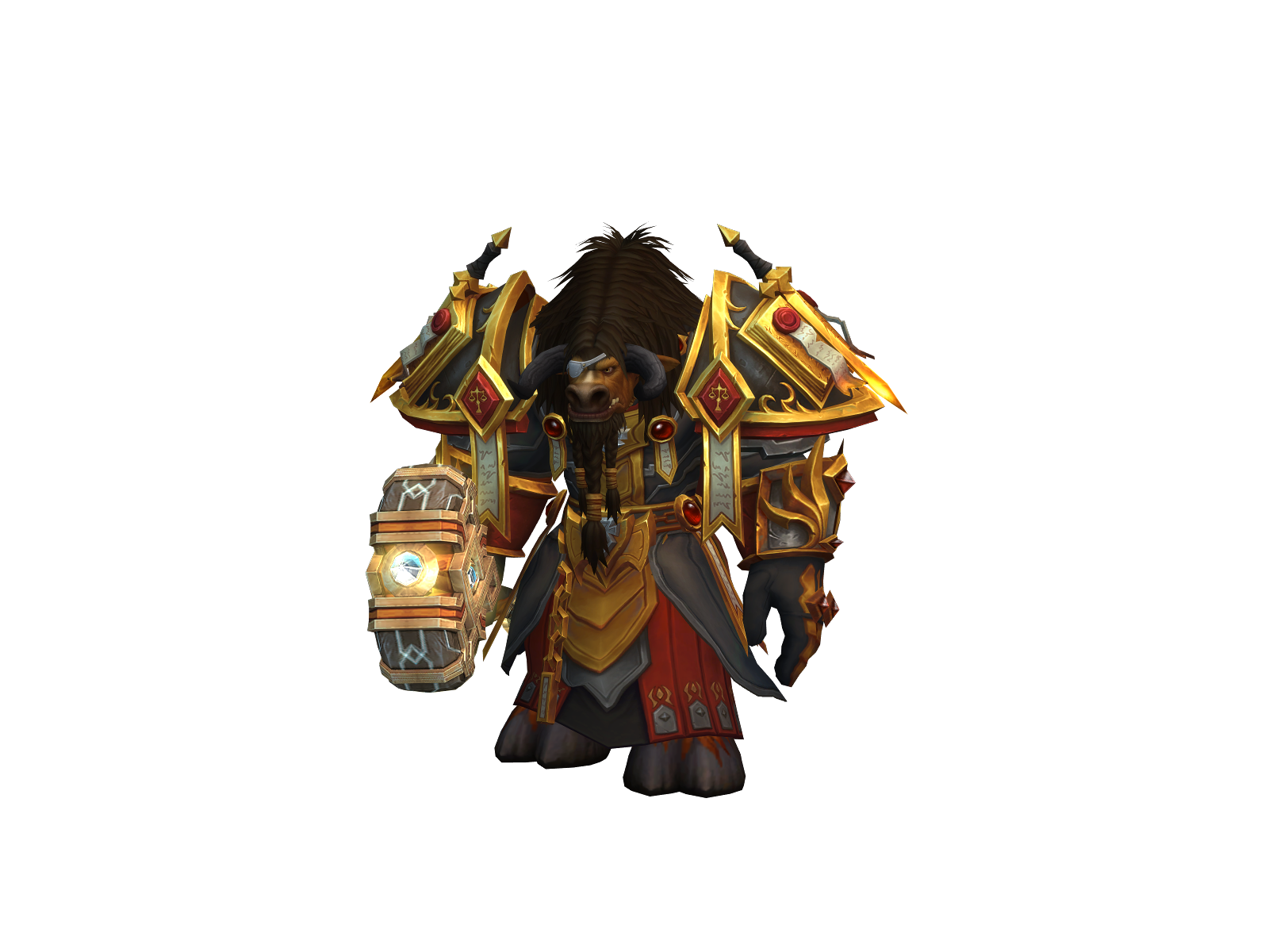 Mulnigar 3D character render
