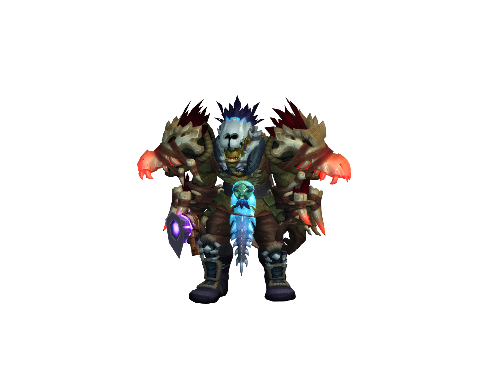 Crotchface 3D character render