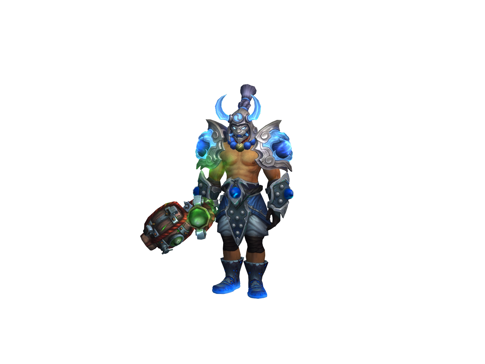 Fistycups 3D character render