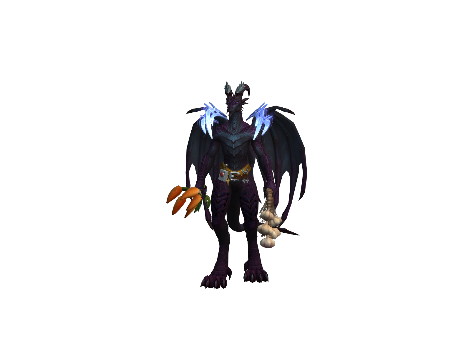 Wafflescales 3D character render