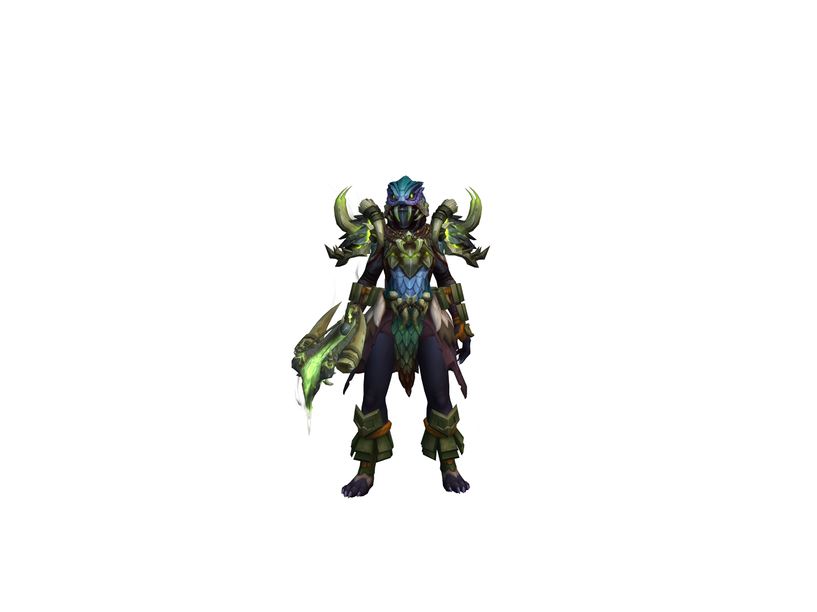 Razel 3D character render