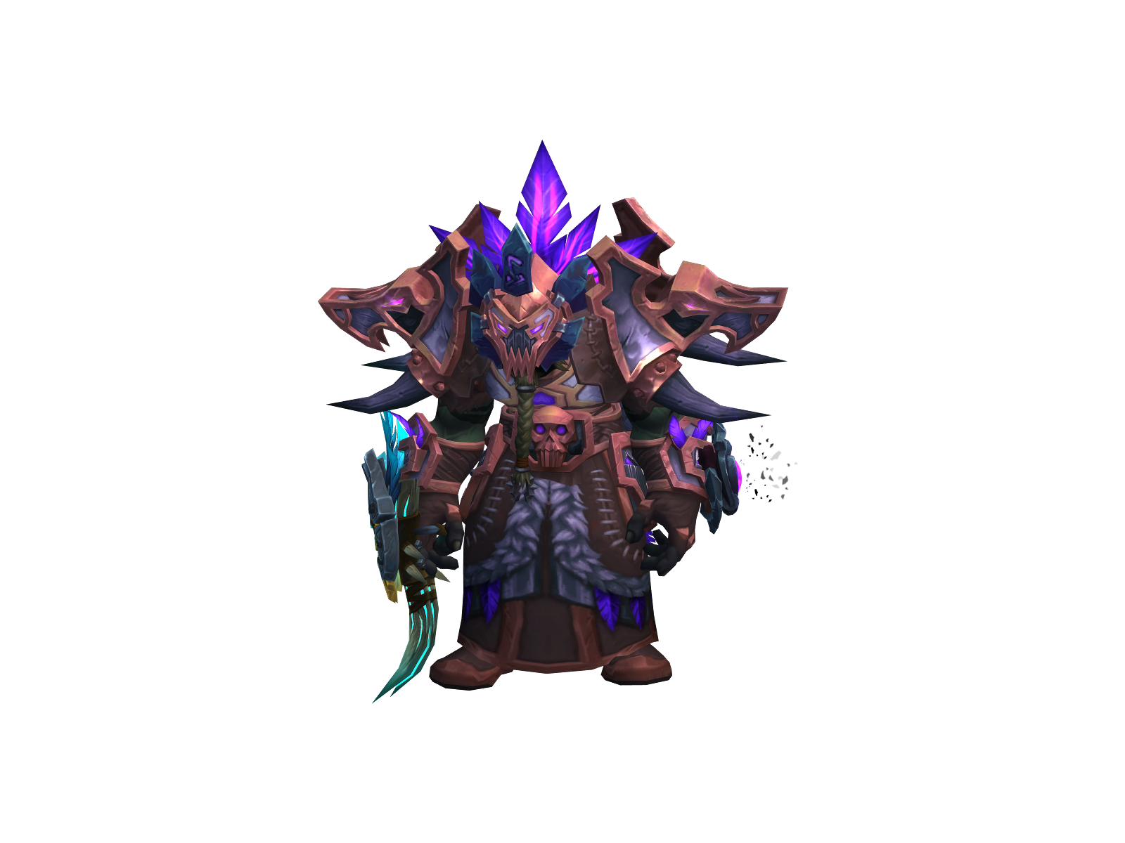 Ofatshaman 3D character render