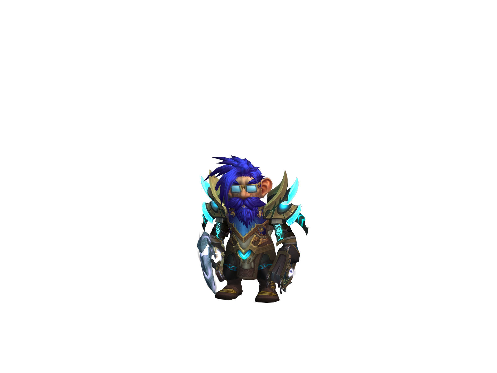 Mackulate 3D character render
